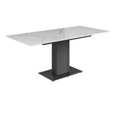 Angled Extended View of Pavoni  Extending Dining Table